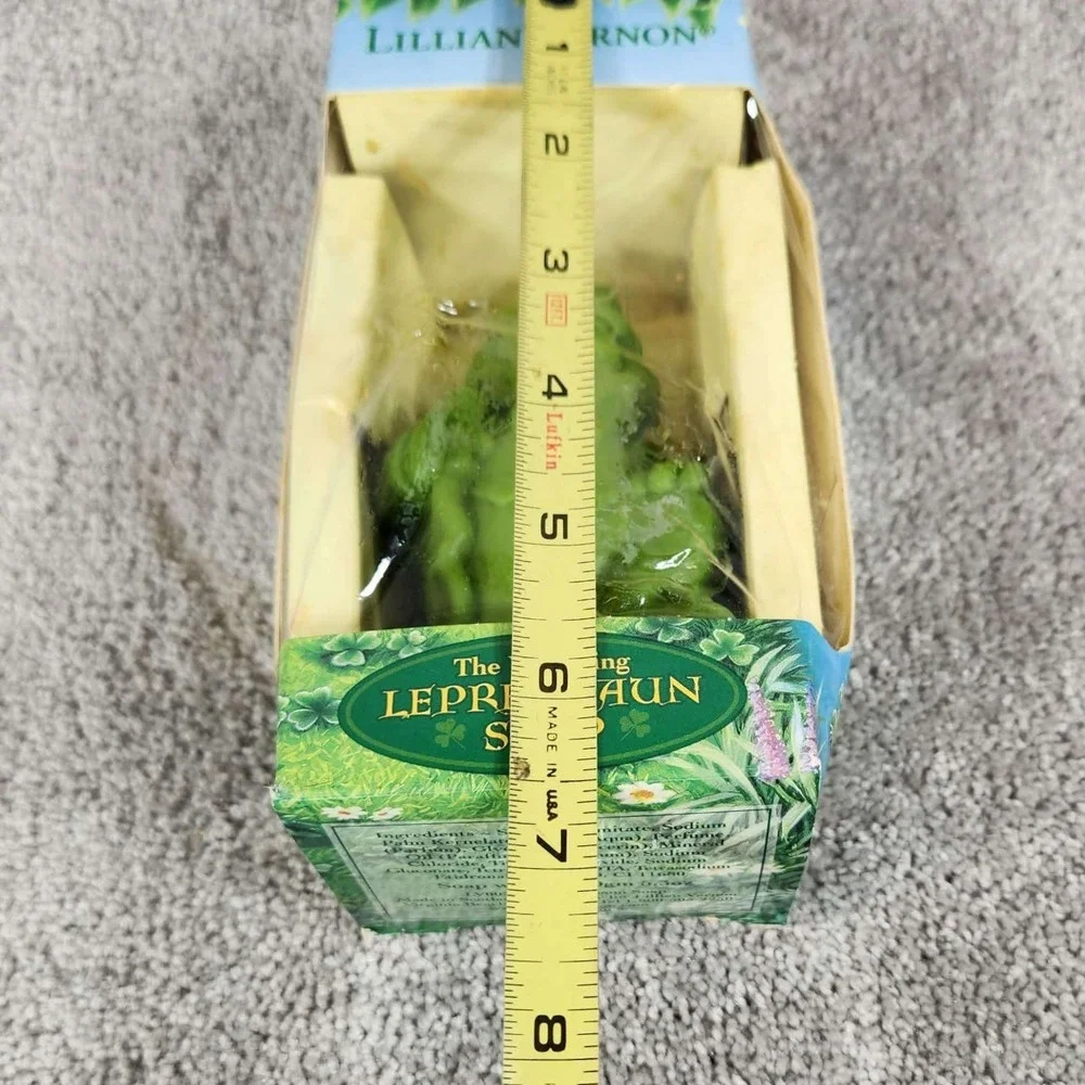 Lillian Vernon Leprechaun Soap Green‎ Vanishing Triple-Milled Scotland 5.3oz